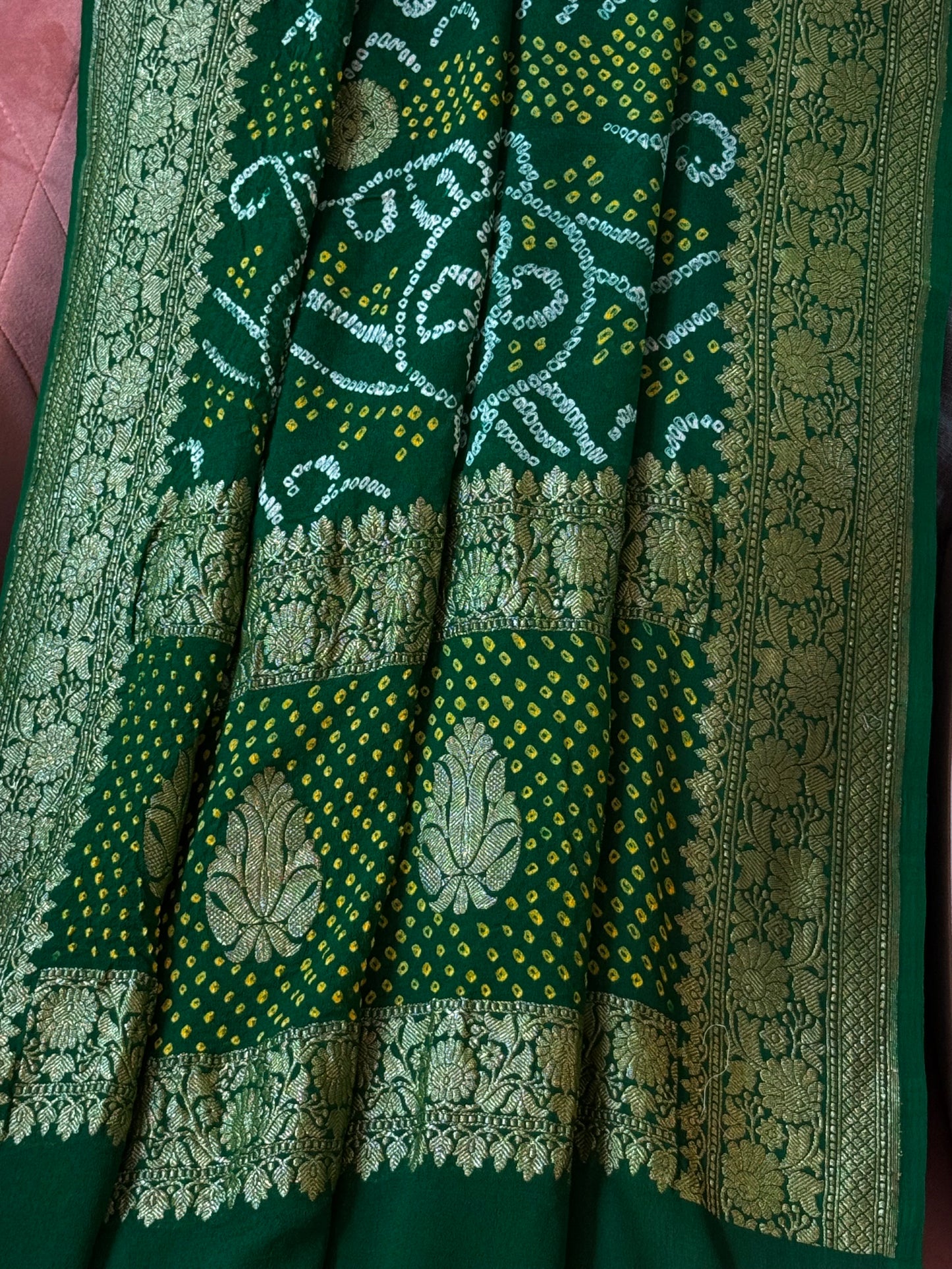 Premium Banarasi Bandhani Dupatta
