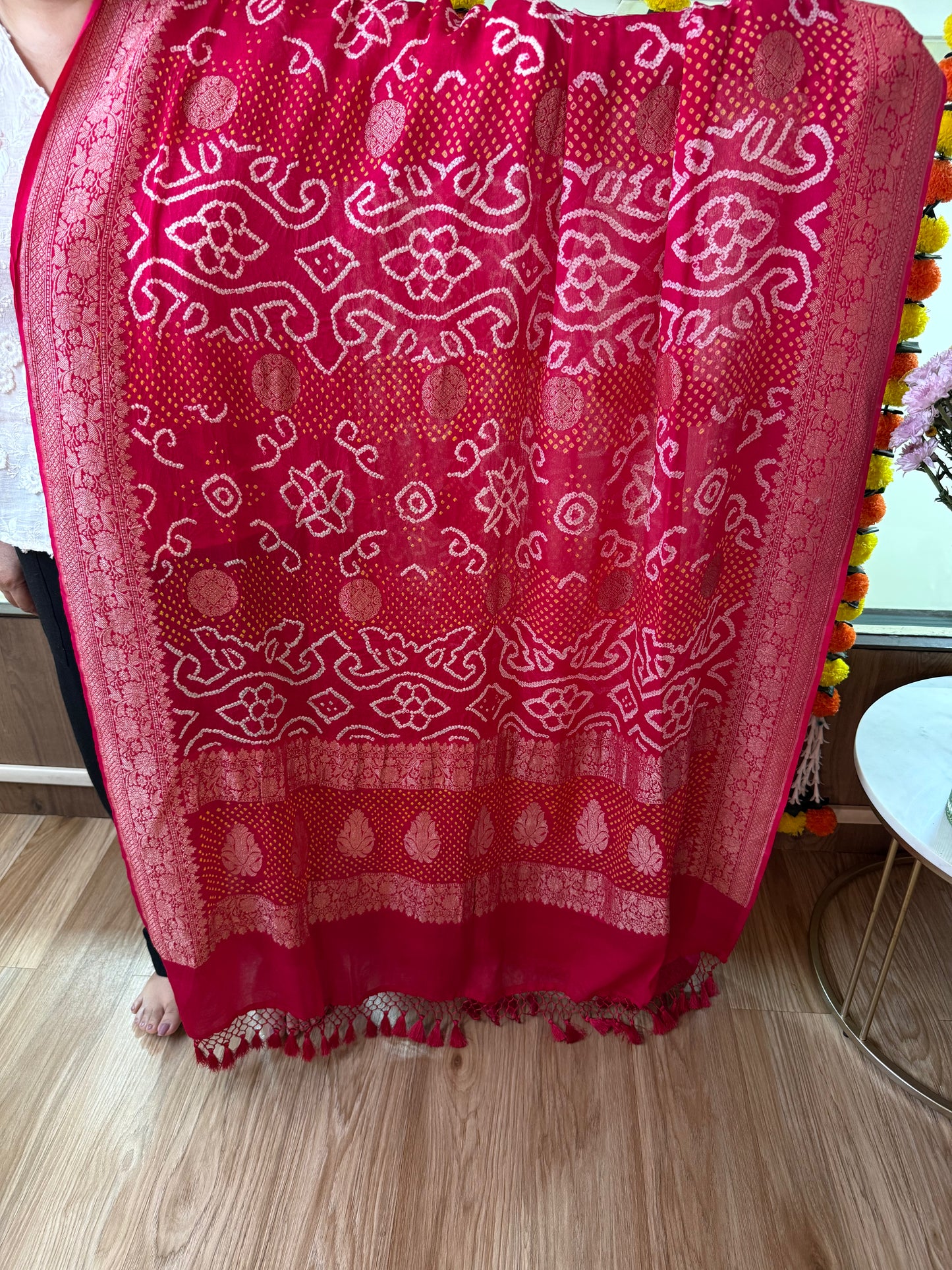 Premium Banarasi Bandhani Dupatta