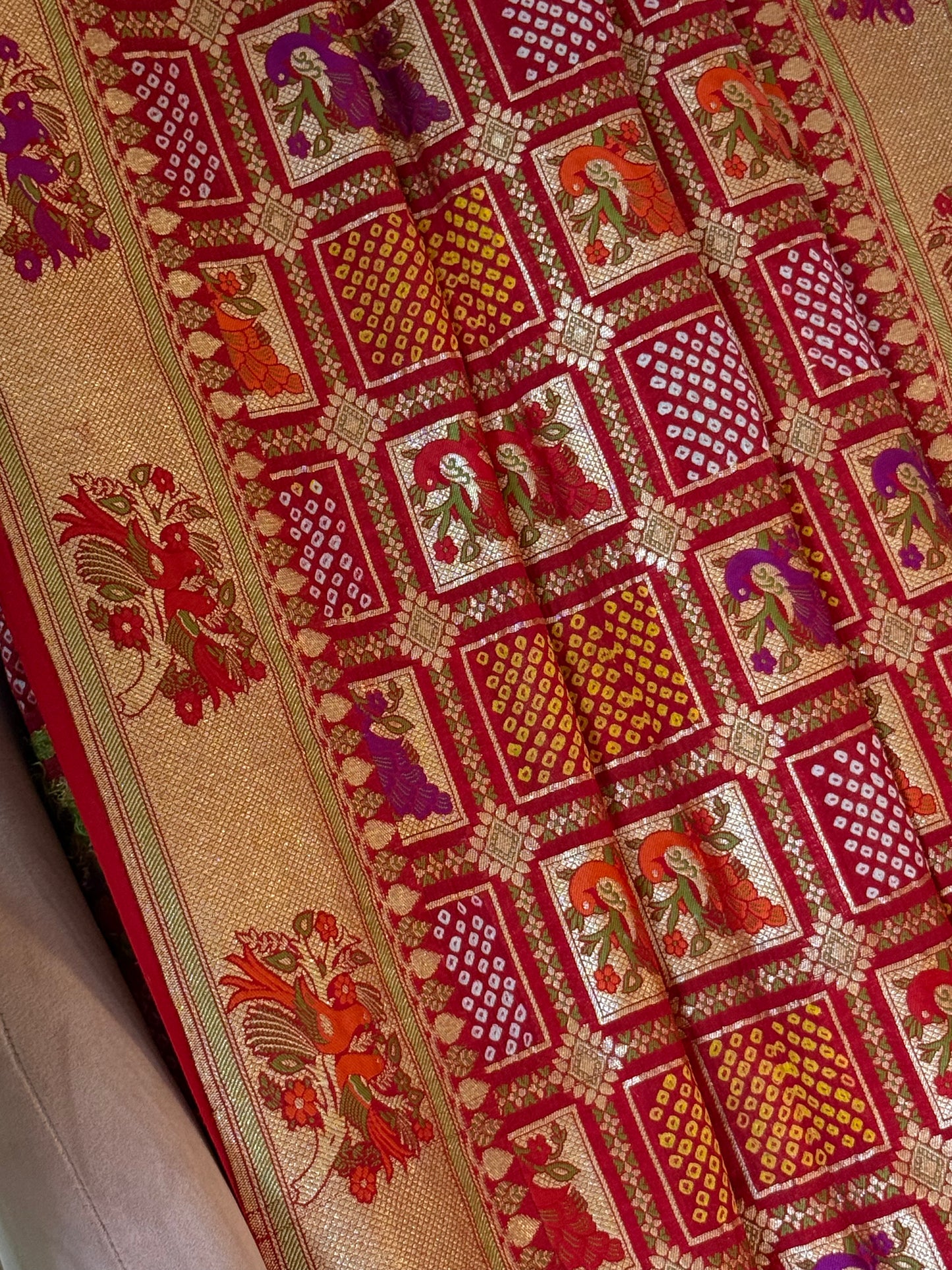 Premium Banarasi Bandhani Dupatta