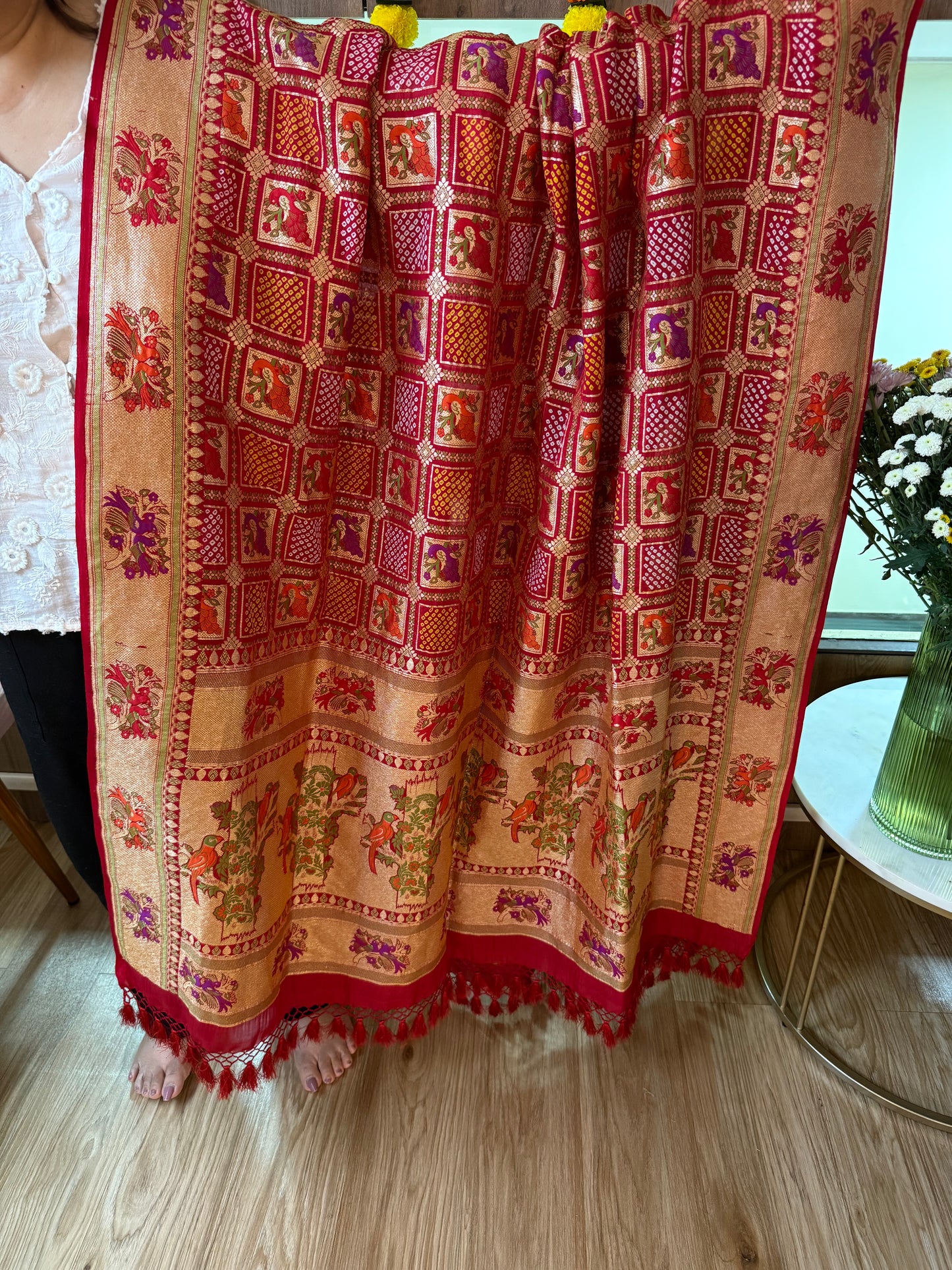 Premium Banarasi Bandhani Dupatta