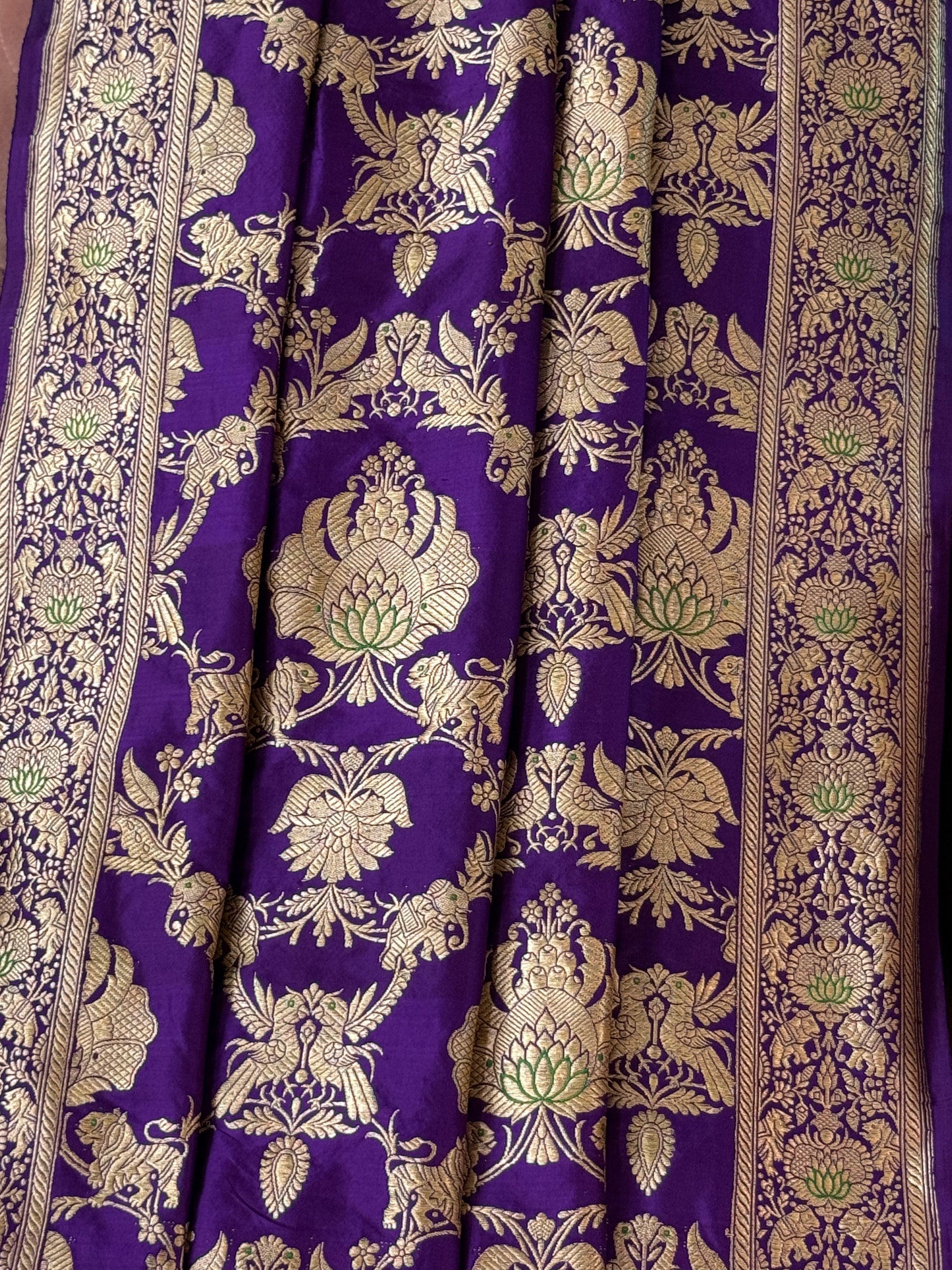 Katan Silk Shikargha Dupatta