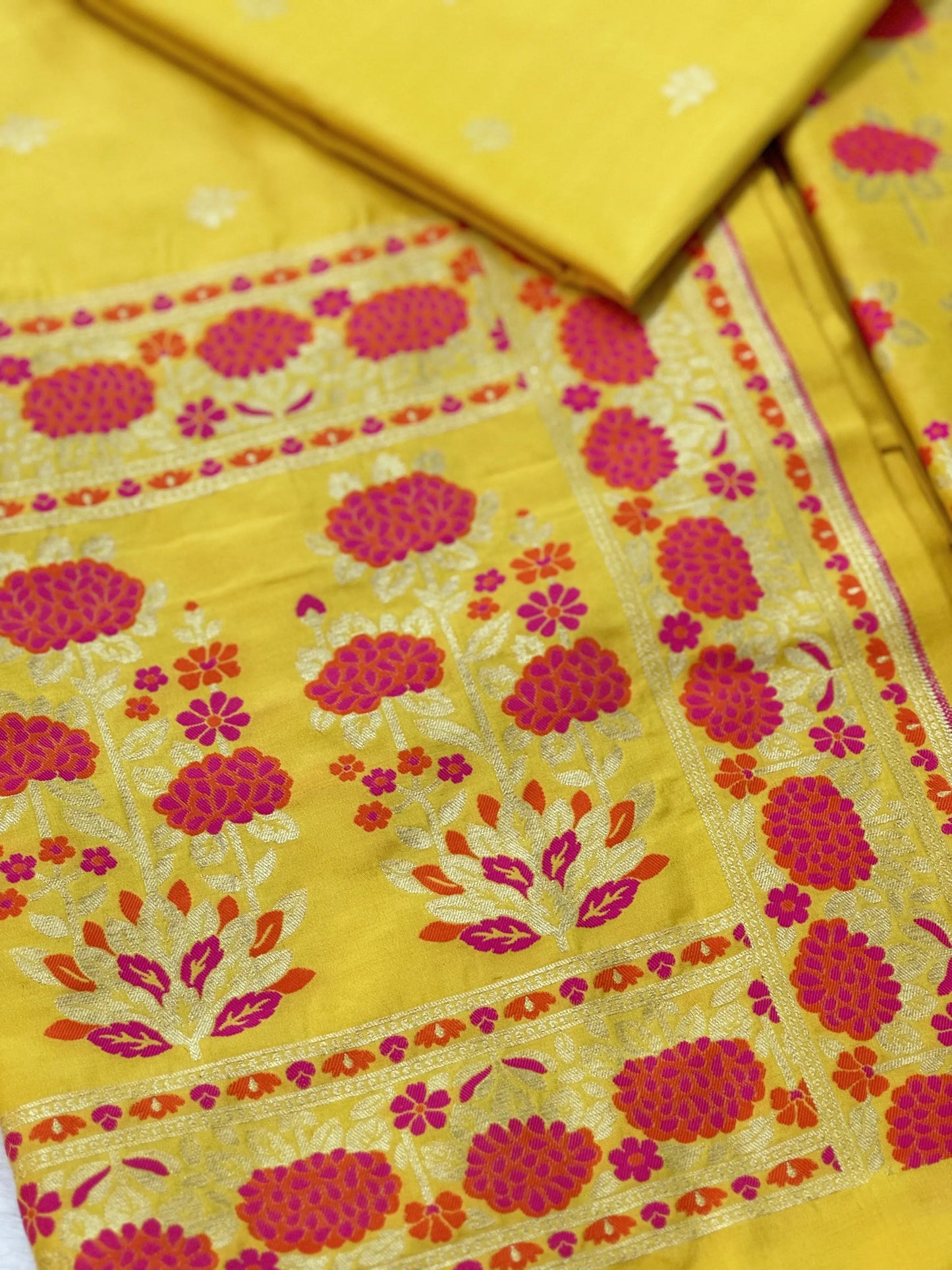 Katan Silk Suit Set Heritage Weaves Online