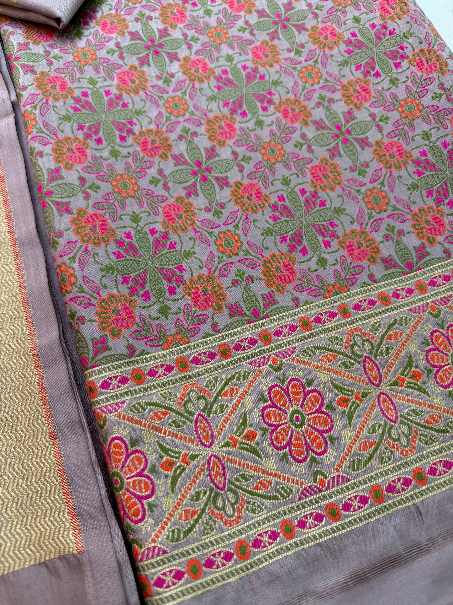 Katan Silk Suit Set Heritage Weaves Online