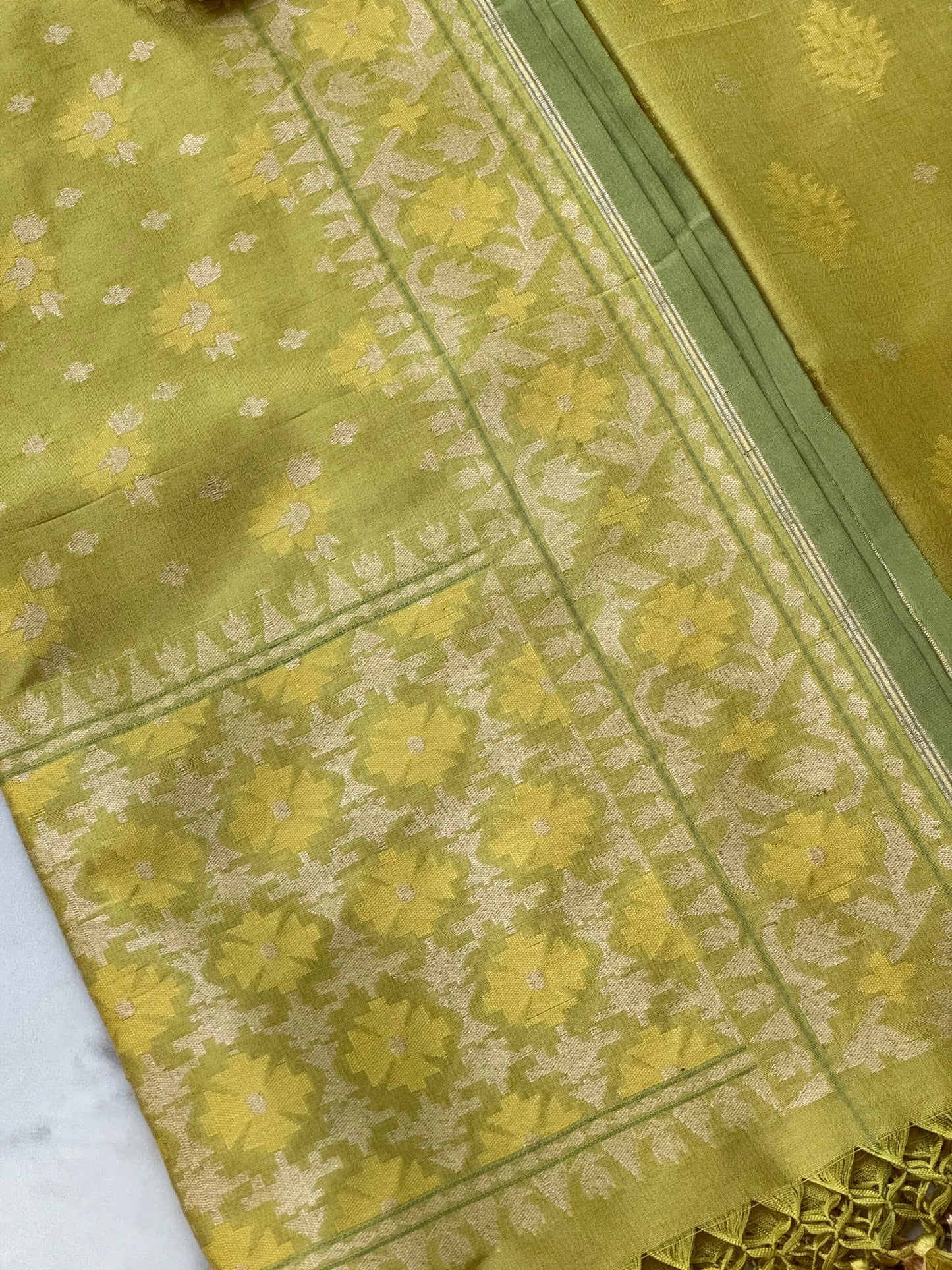 Katan Silk Suit Set Heritage Weaves