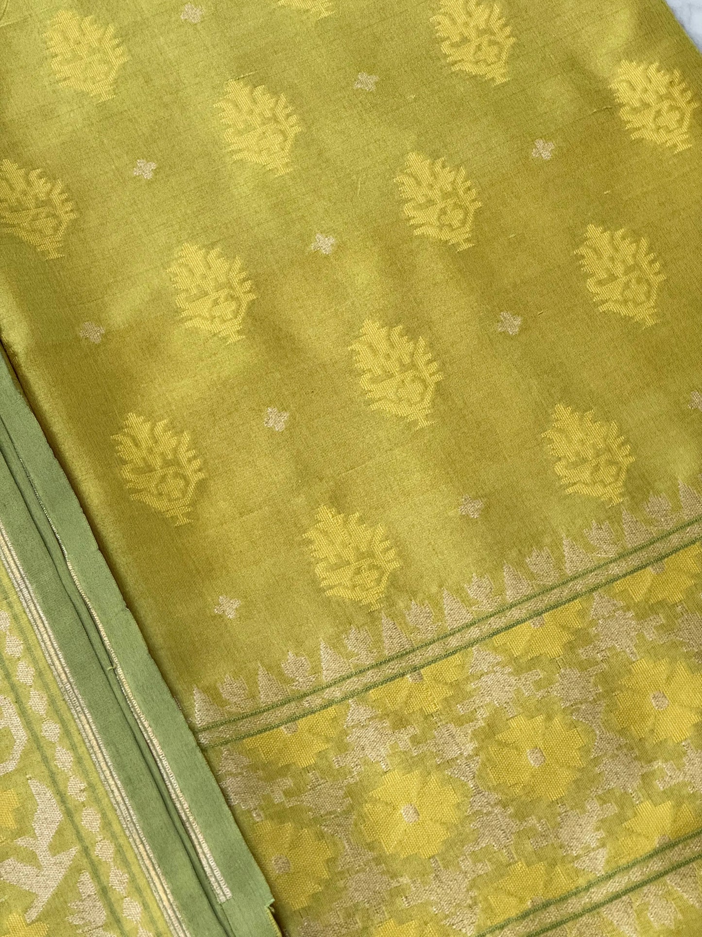 Katan Silk Suit Set Heritage Weaves