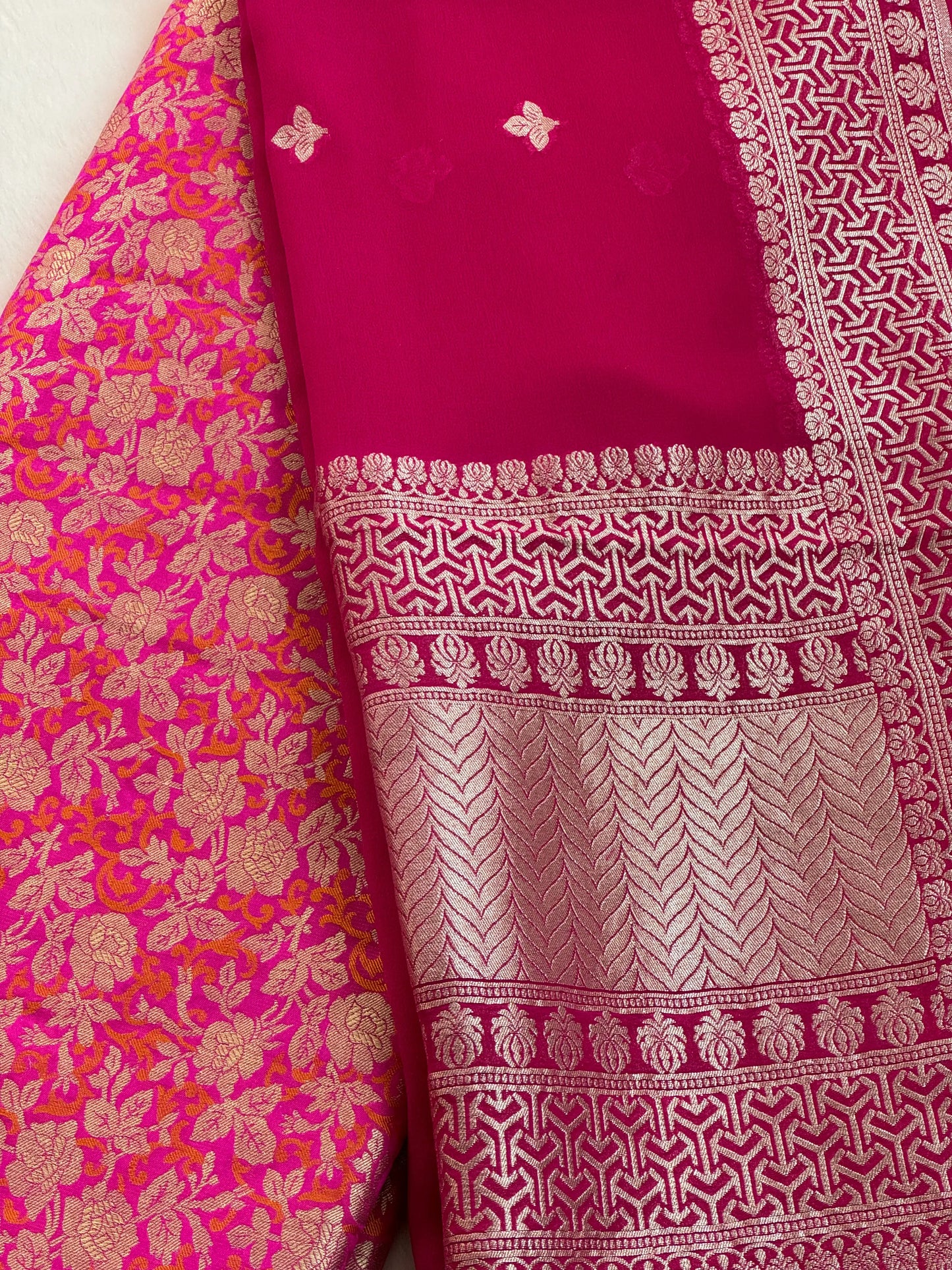 Katan Silk Suit With Georgette Dupatta Heritage Weaves Online