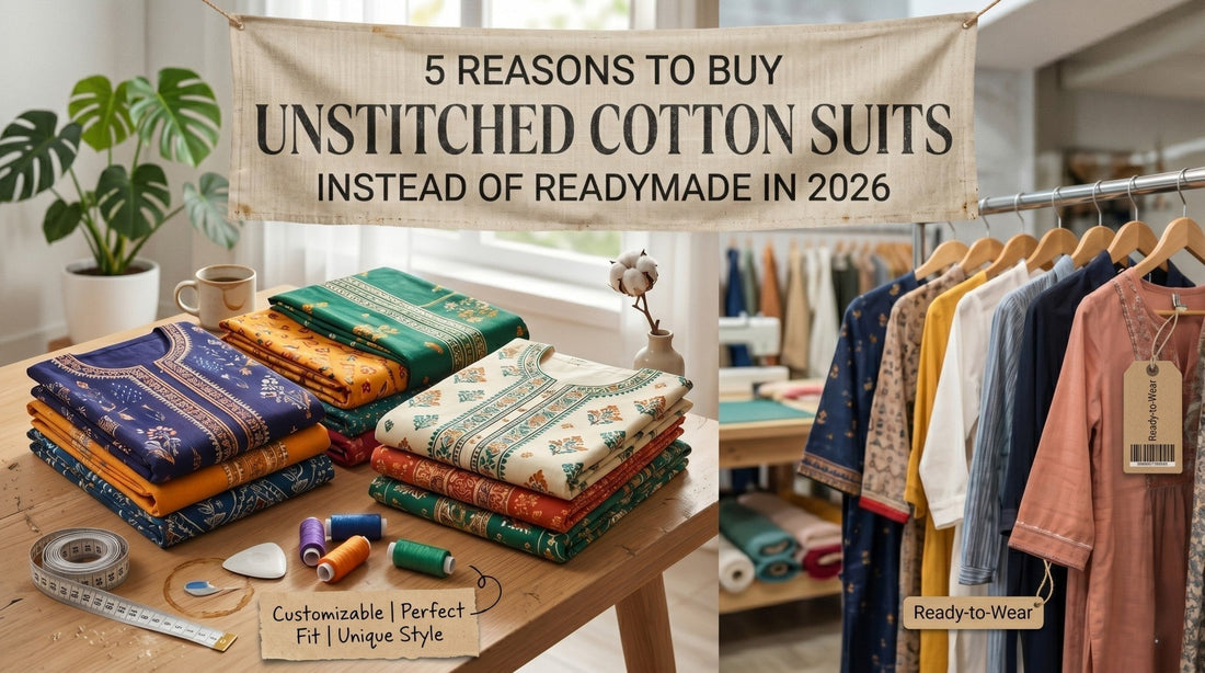 5 Reasons to Buy Unstitched Cotton Suits Instead of Readymade in 2026 