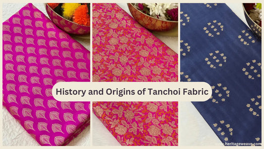 History-and-Origins-of-Tanchoi-Fabric Heritage Weaves