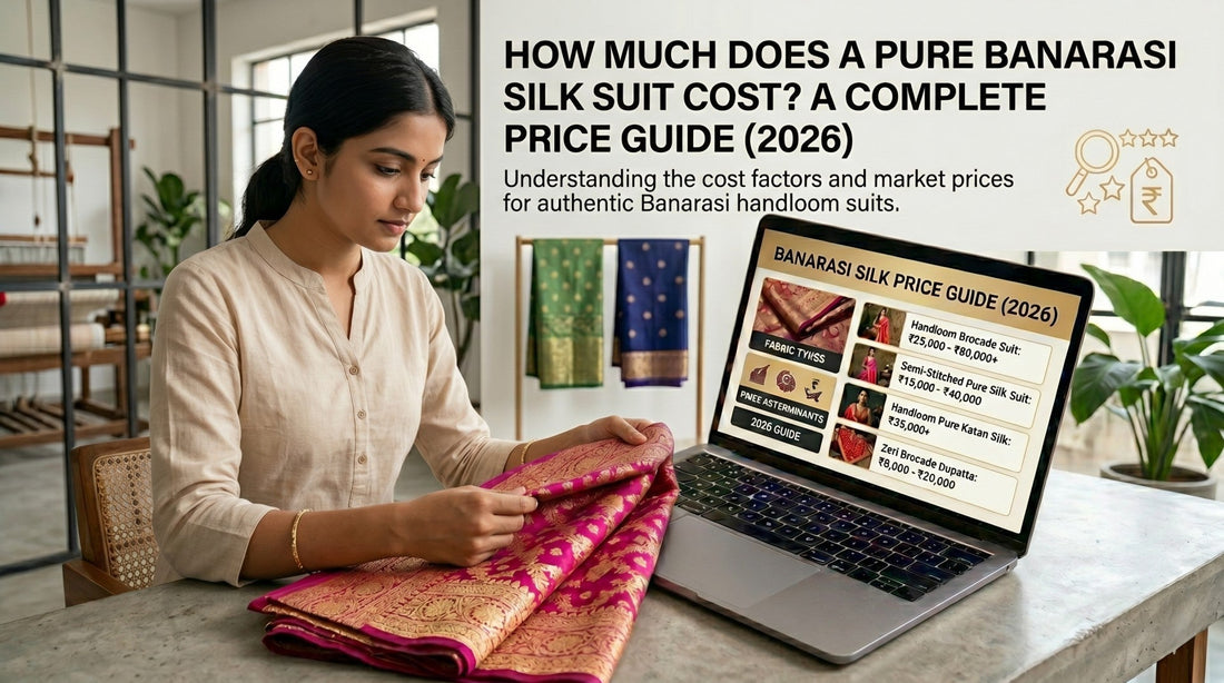 How Much Does a Pure Banarasi Silk Suit Cost? A Complete Price Guide (2026) 