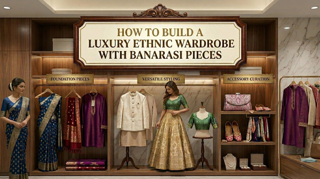 How to Build a Luxury Ethnic Wardrobe with Banarasi Pieces 