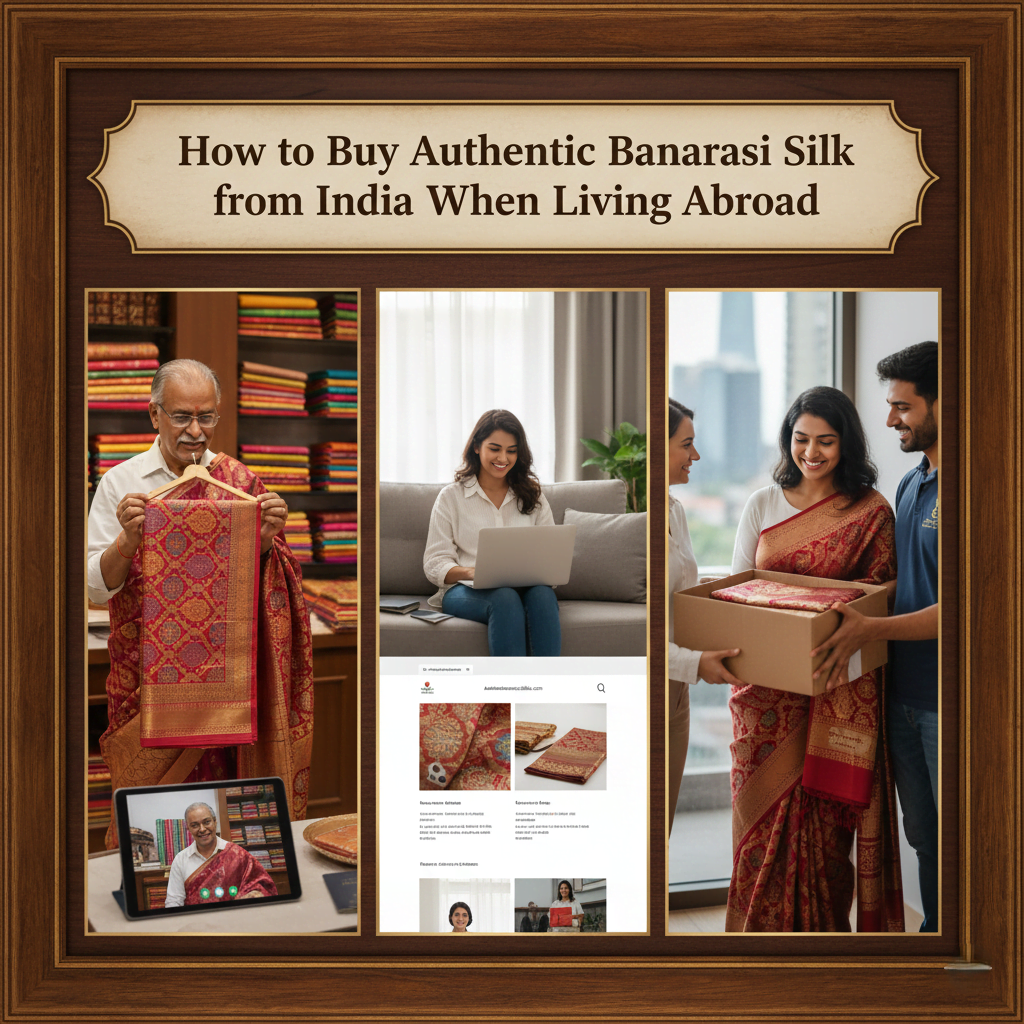 How to Buy Authentic Banarasi Silk from India While Living Abroad