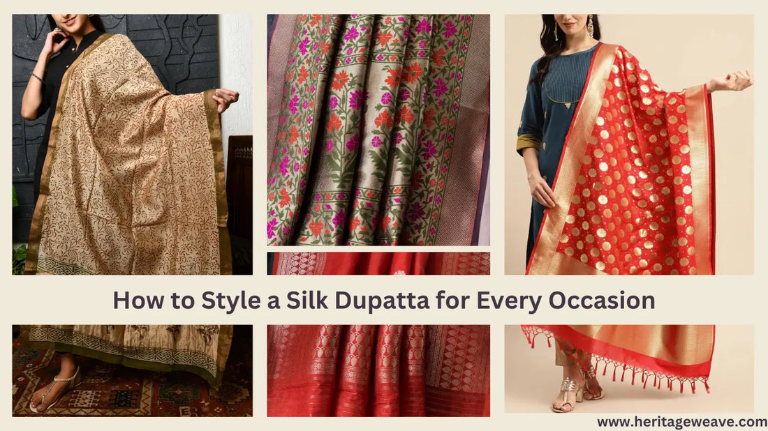 How-to-Style-a-Silk-Dupatta-for-Every-Occasion Heritage Weaves