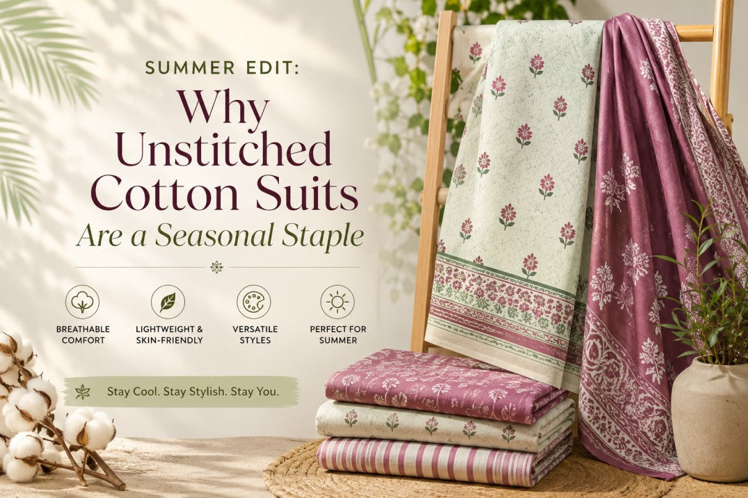 Summer Edit: Why Unstitched Cotton Suits Are a Seasonal Staple 
