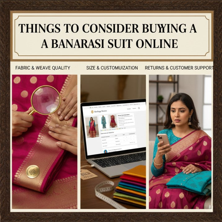 Things to Consider Before Buying a Banarasi Suit Online 