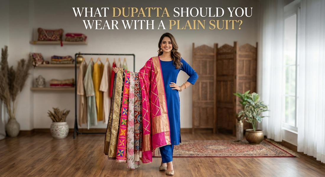 What Dupatta Should You Wear with a Plain Suit?