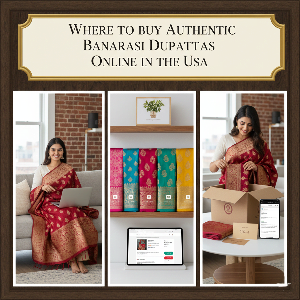 Where to Buy Authentic Banarasi Dupattas Online in the USA