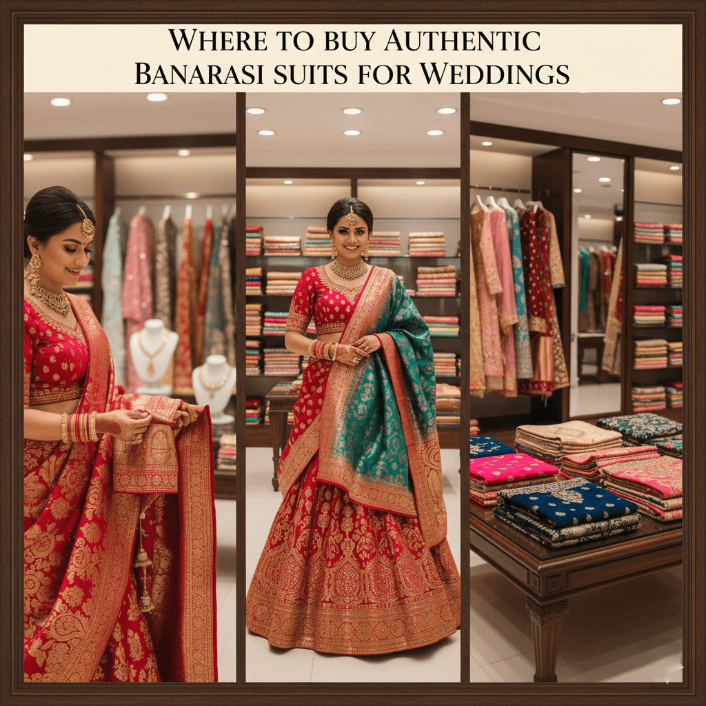 Where to Buy Authentic Banarasi Suits for Weddings