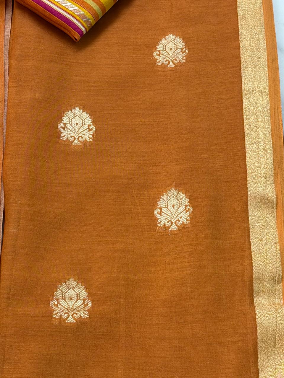 Chanderi suit set 