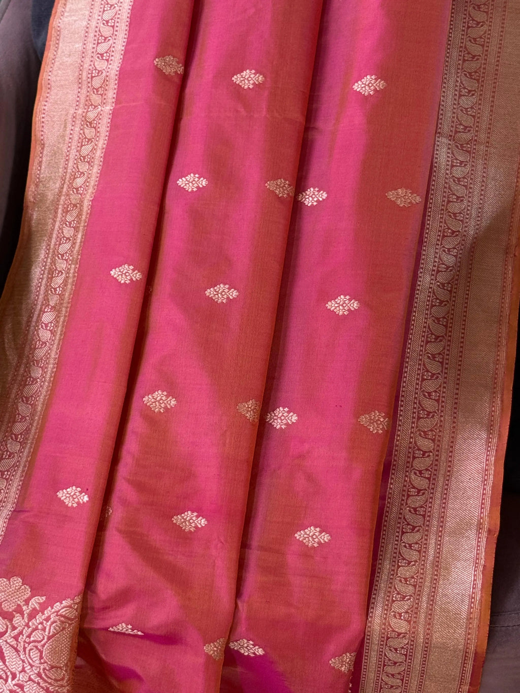 Katan Silk Dupatta Heritage Weaves