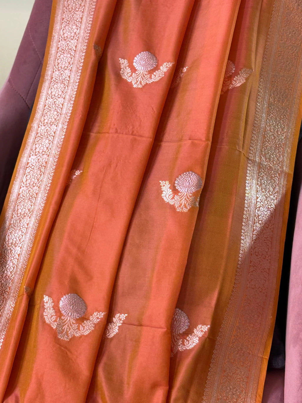 Katan Silk Dupatta Heritage Weaves