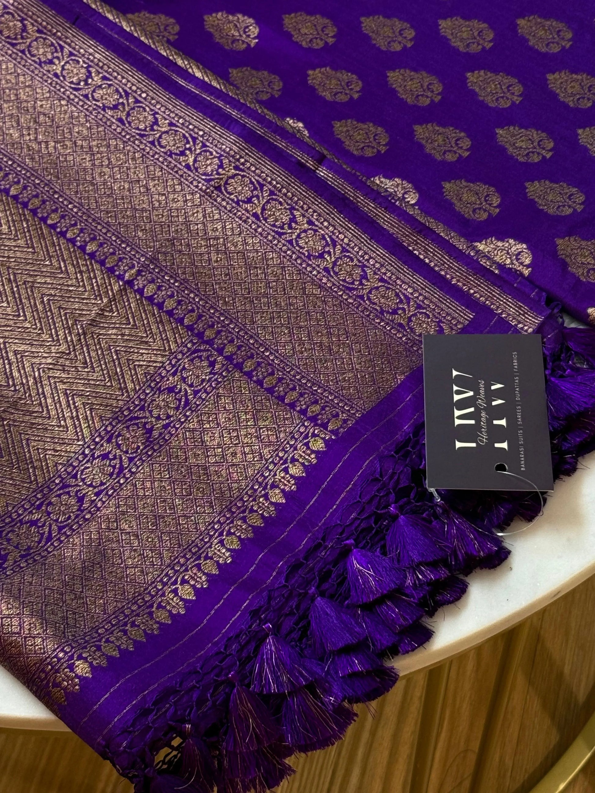 Katan Silk Brocade Suit Set Heritage Weaves