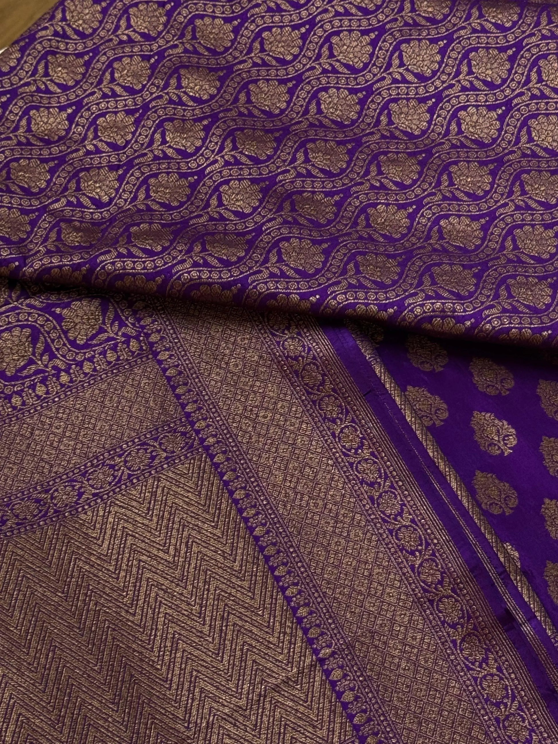 Katan Silk Brocade Suit Set Heritage Weaves