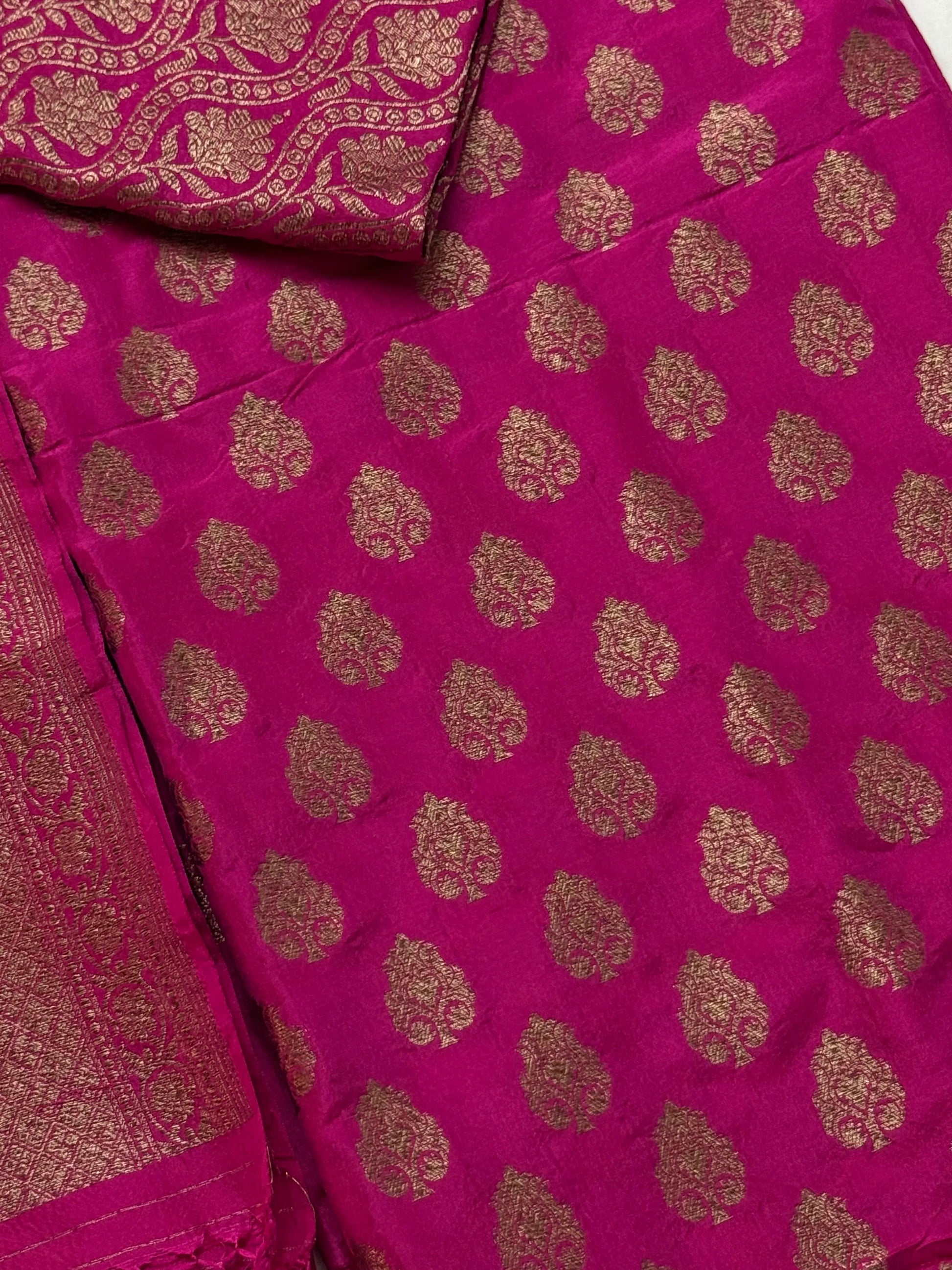 Katan Silk Brocade Suit Set Heritage Weaves