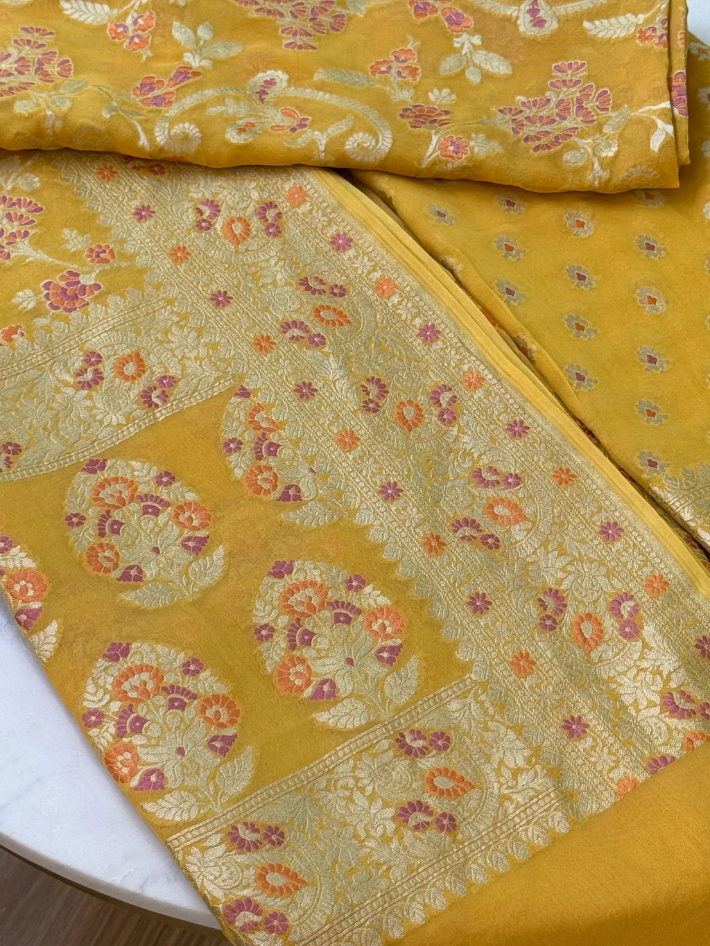 Georgette Suit Set Heritage Weaves