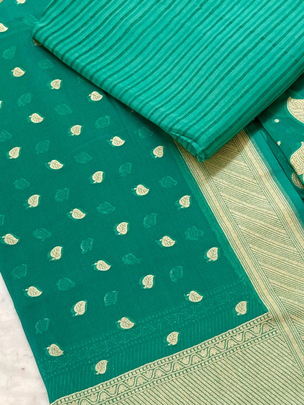 Georgette Suit Set Heritage Weaves