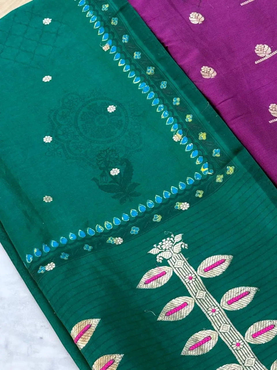 katan silk suits Heritage Weaves