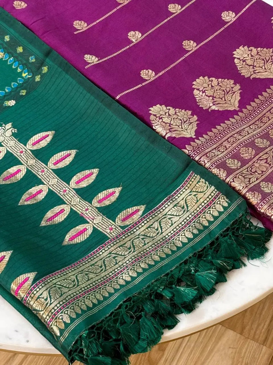 katan silk suits Heritage Weaves