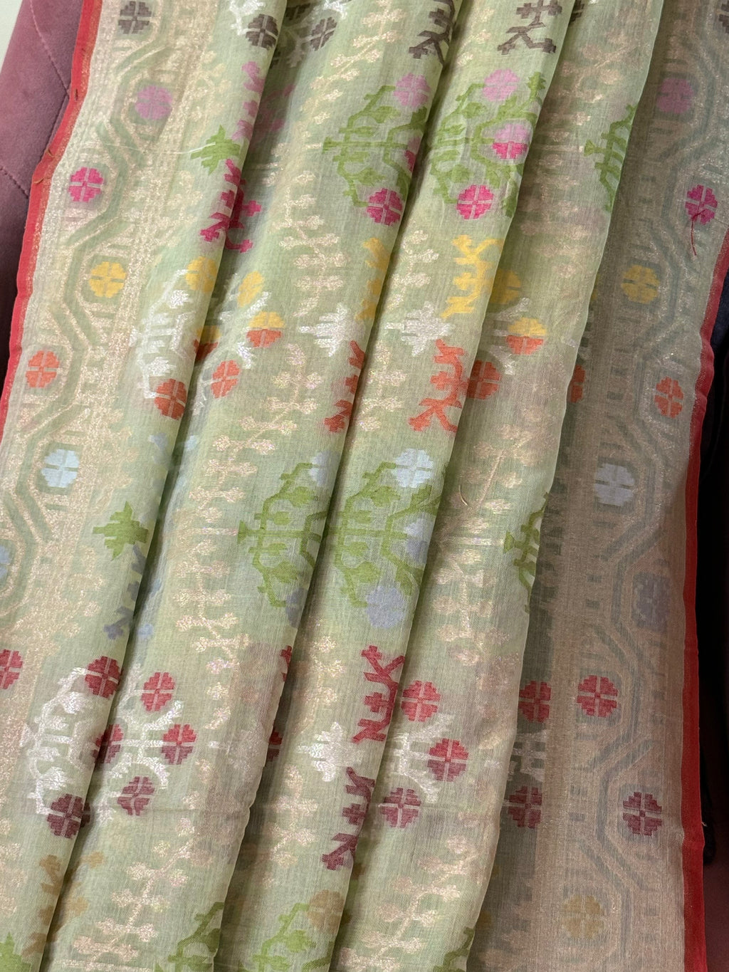 Ektara Cotton Jamdani Dupatta