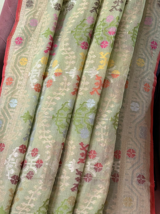 Ektara Cotton Jamdani Dupatta