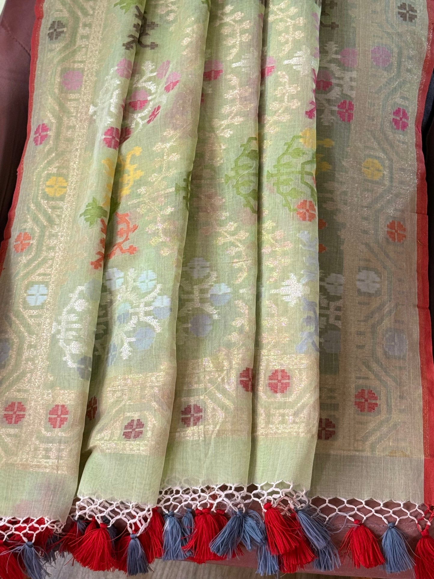 Ektara Cotton Jamdani Dupatta