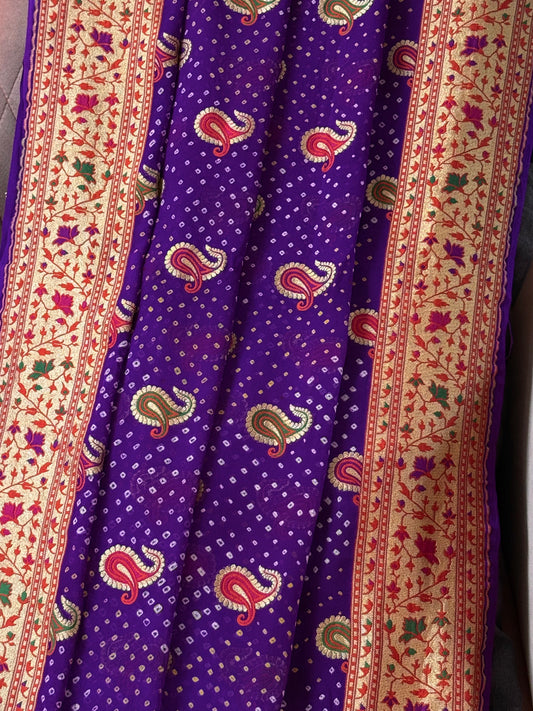 Premium Banarasi Bandhani Dupatta