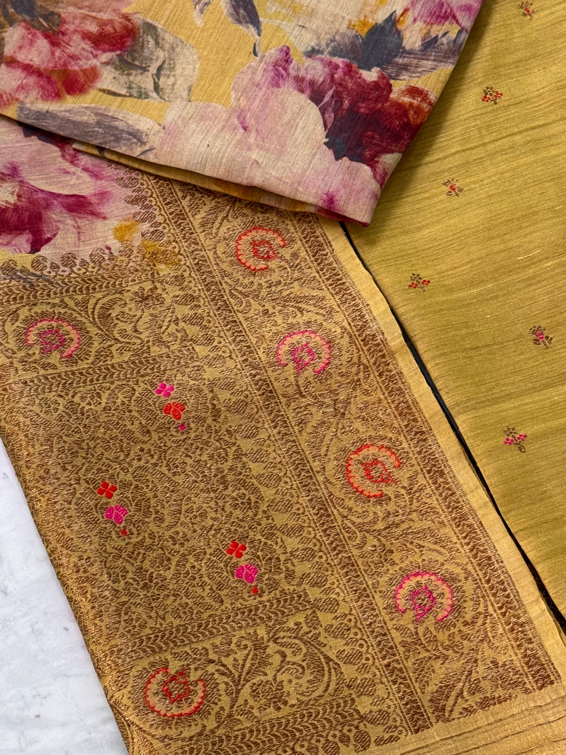 Tussar Silk Suit