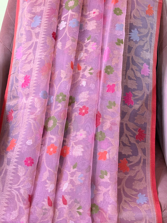 Kora Silk Jamdani Dupatta