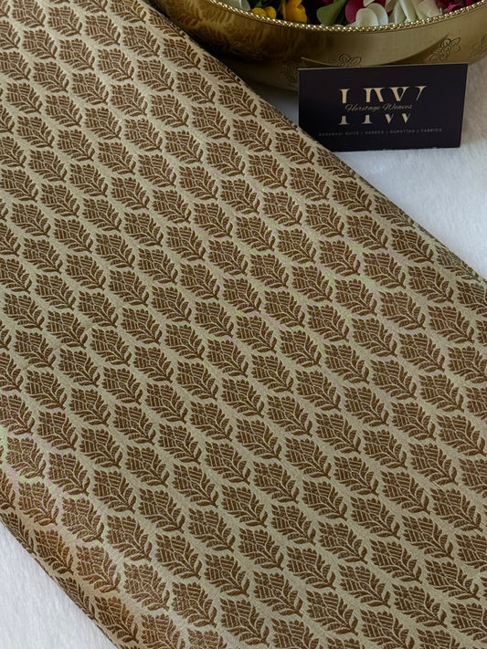 Katan Silk Antique Zari Fabric