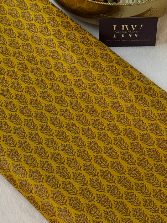 Katan Silk Antique Zari Fabric