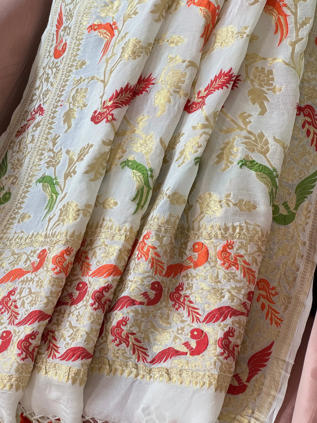 Georgette Dupatta Heritage Weaves Online