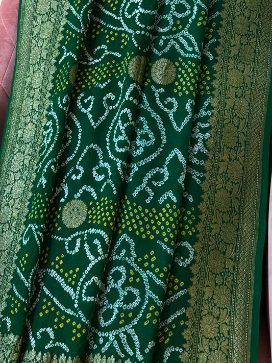 Premium Banarasi Bandhani Dupatta