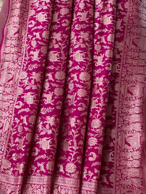 Katan Silk Shikargha Dupatta