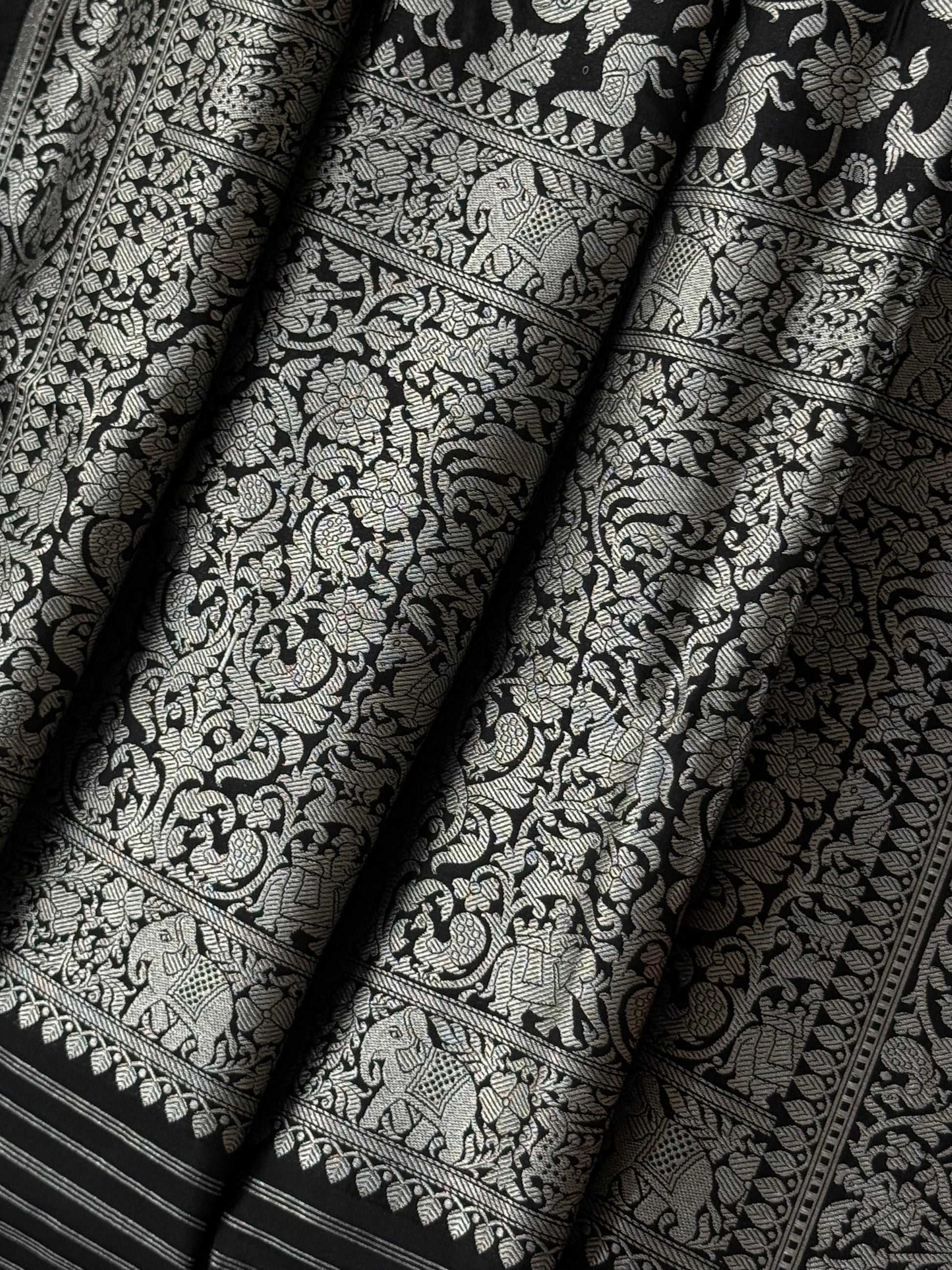 Katan Silk Shikargha Dupatta