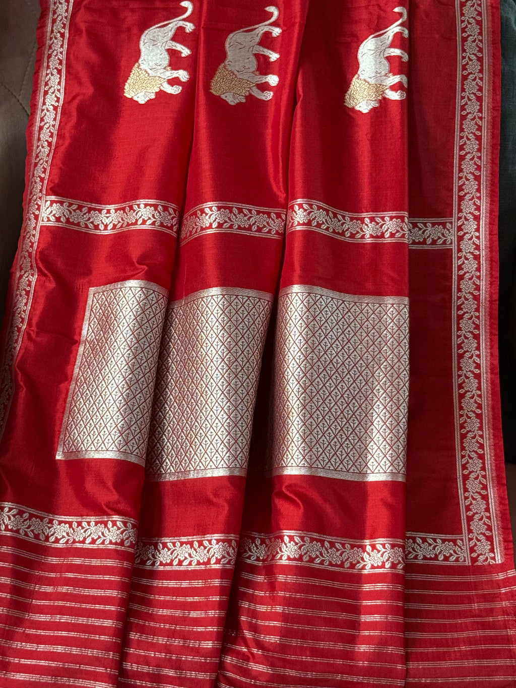 Katan Silk Shikargha Dupatta