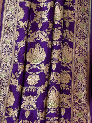 Katan Silk Shikargha Dupatta