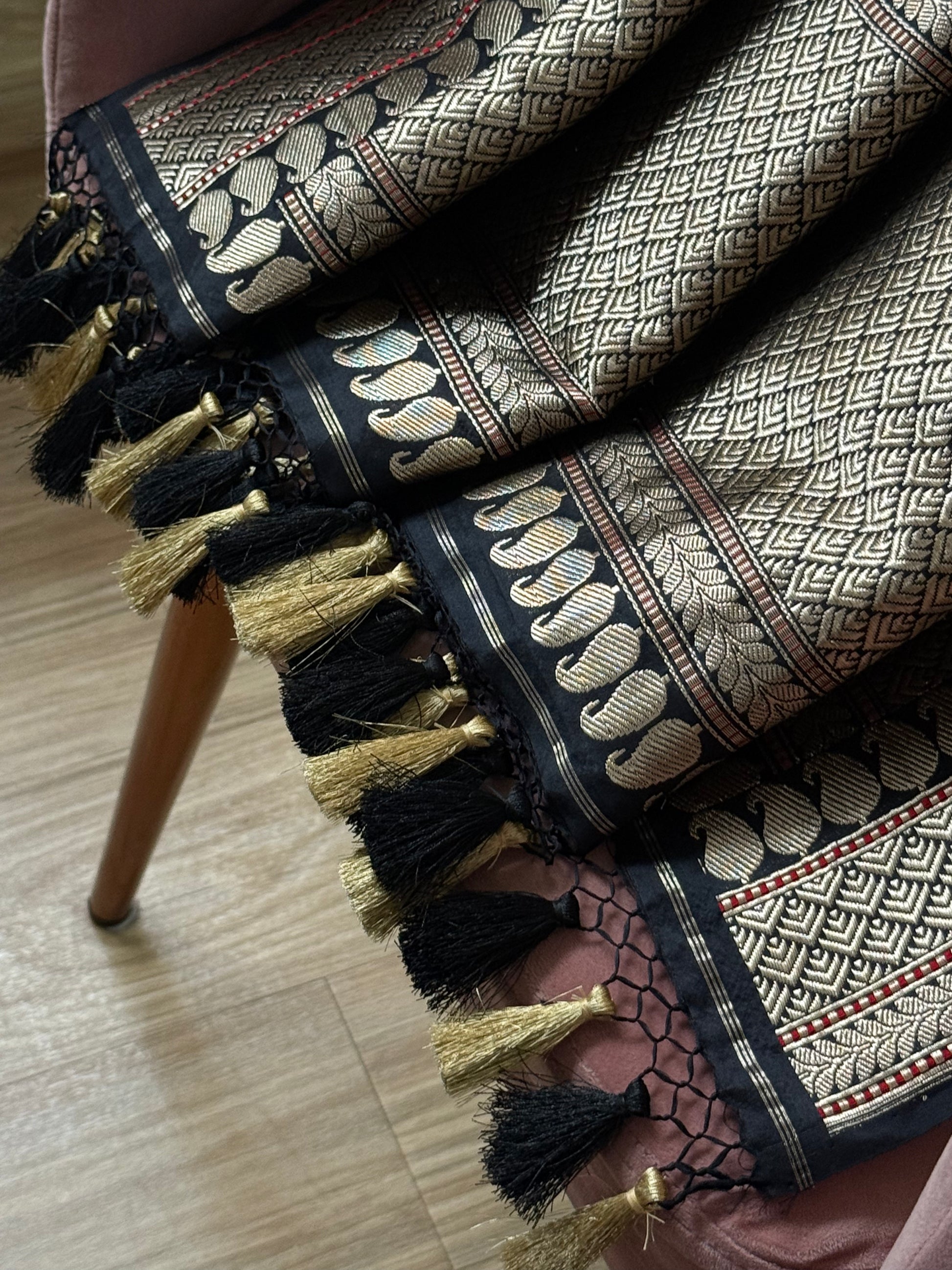 Katan Silk Kadhua Meenakari Dupatta