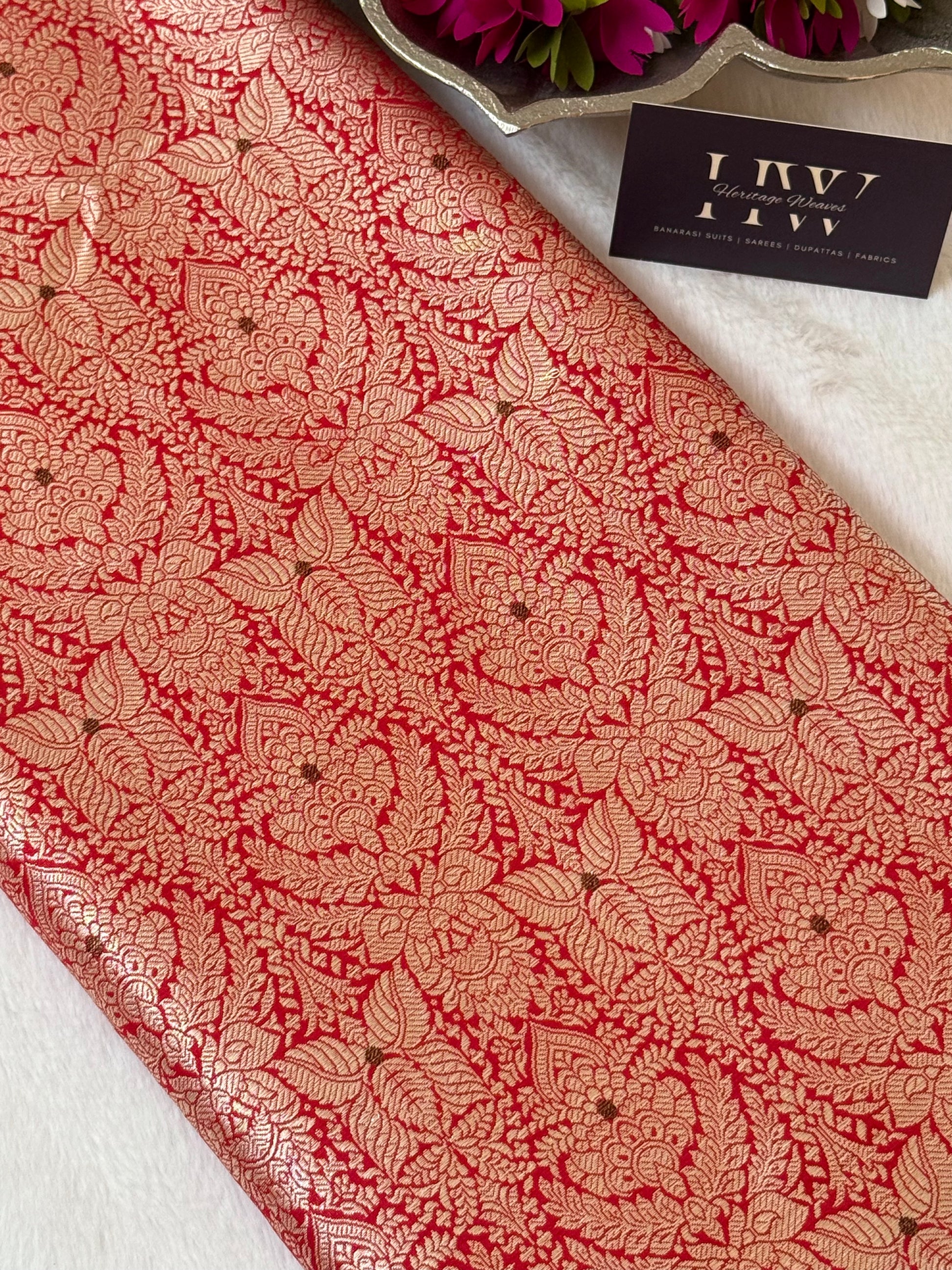 Katan Silk Brocade Fabric
