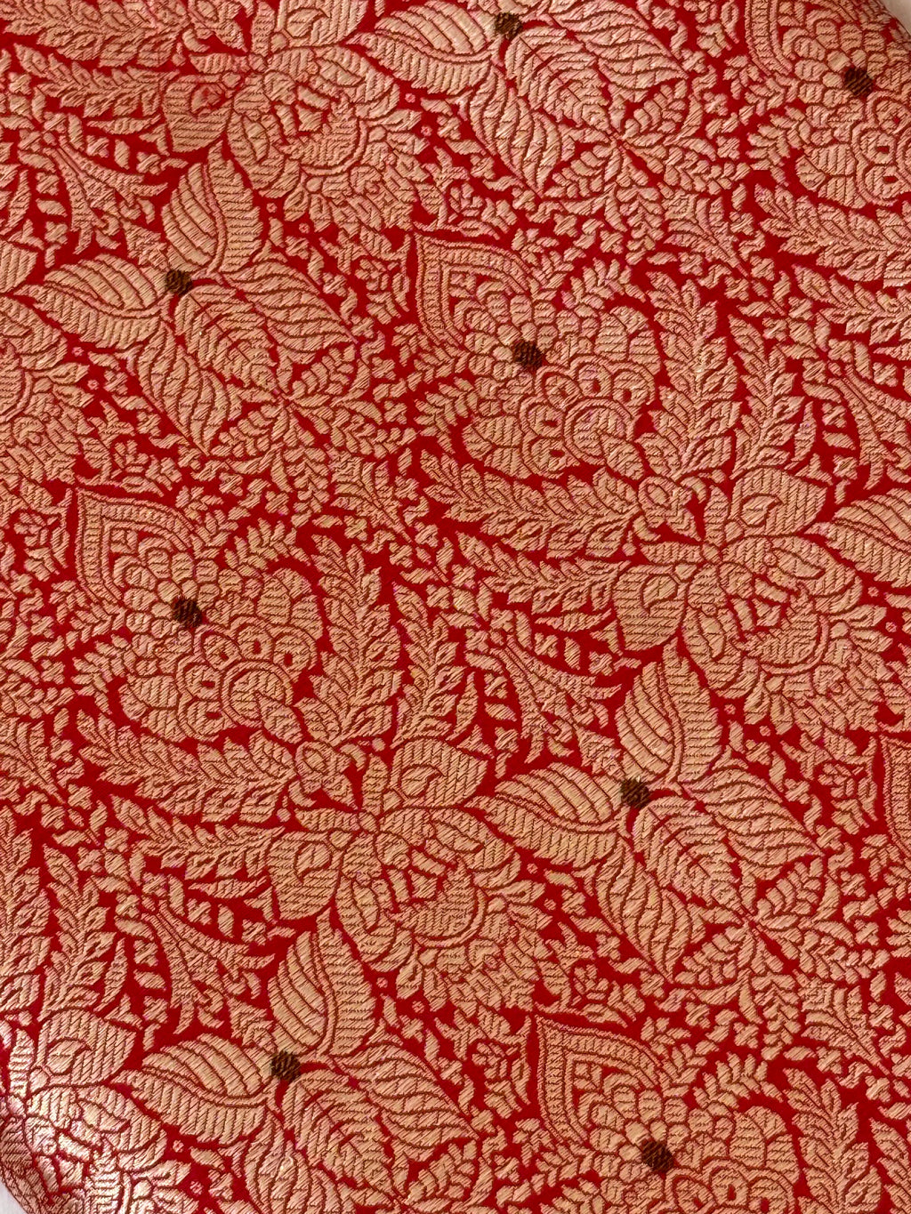 Katan Silk Brocade Fabric
