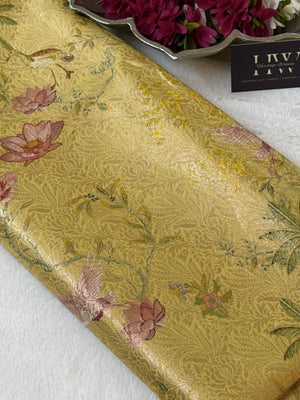 Katan Silk Brocade Fabric