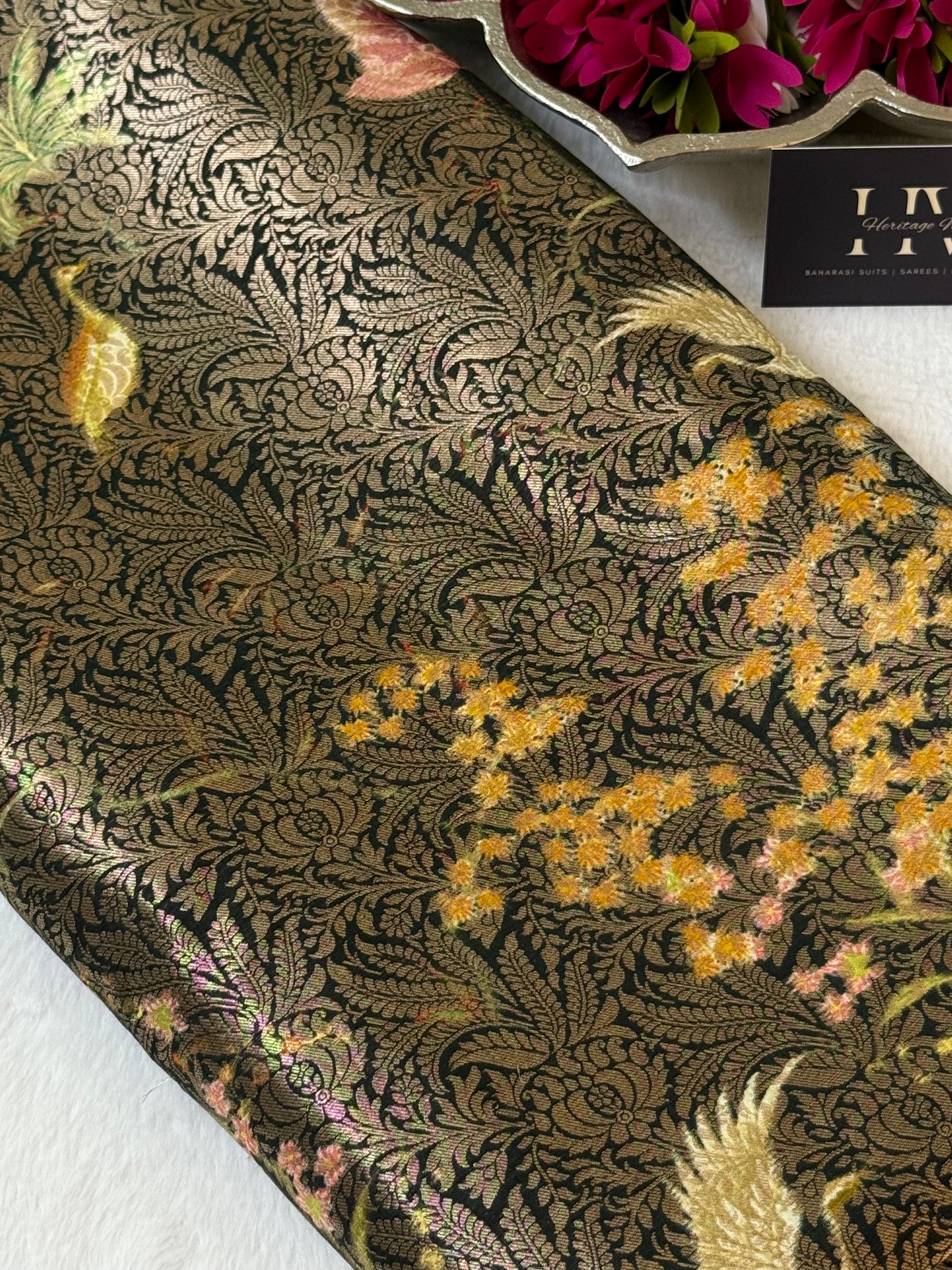 Katan Silk Brocade Fabric